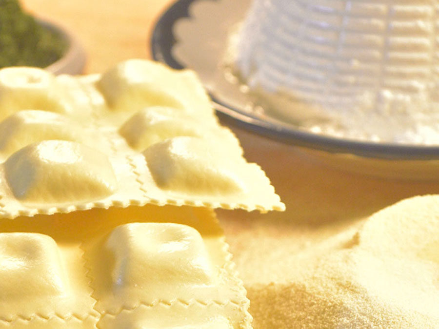 Ravioli con Ricotta Affumicata